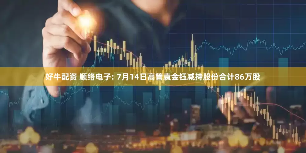 好牛配资 顺络电子: 7月14日高管袁金钰减持股份合计86万股